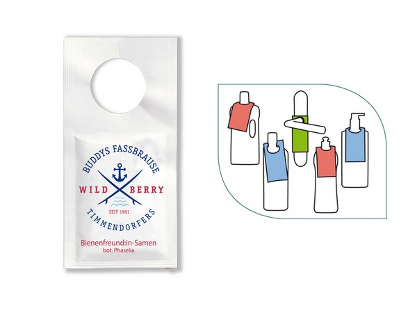 Samen-Flaschenanhänger Veggie M