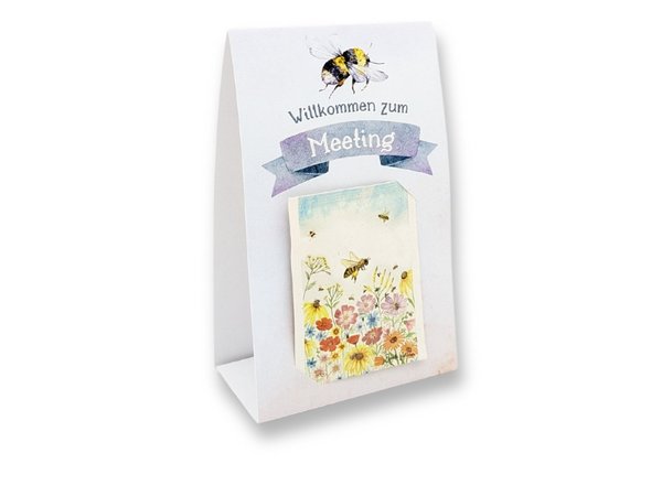 Tischaufsteller-Klassisch mit Samentütchen