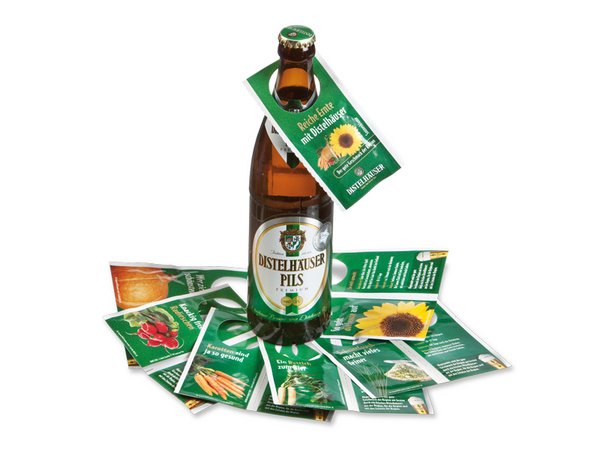 Samen-Flaschenanhänger Coupon Veggie