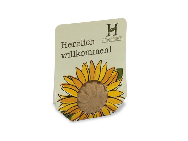 Samen-Tonmedaillon Sonnenblume